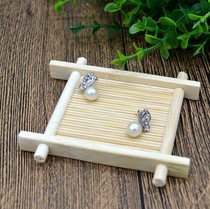 Square Bamboo Mat Web Shop Shady Shed Photography Props Photo Shoot Props Retro Shooting Background Swing Accessories