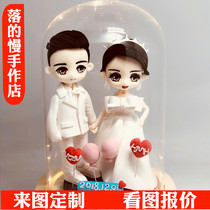 Custom made super light clay character real life game animation cartoon manual Q version doll photo custom