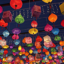 Outdoor antique palace lantern Chinese New Year decoration National style National tide Spring Festival Lantern Festival layout waterproof and sunscreen Vietnamese lanterns