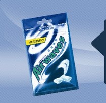 Taiwan original airwaves Wrigley chewing gum bag 28g