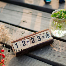 zakka log small calendar perpetual calendar photo props shooting background decoration photography props 58