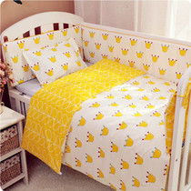 Customized cotton quilt cover baby baby bed bed bedding sheets pillowcase no fluorescent agent cotton removable washable