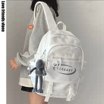 Japanese in wind backpack female shoulder package small travel fashion high-sense college students outdoor trend travel pack