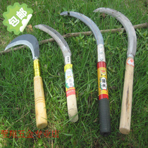 Agricultural tools small sickle small saw sickle stainless steel weeding sickle with sawtooth mower sickle cut plastic film