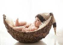 New childrens photography props photo studio props hundred days treasure basket moon basket