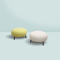 Bo Ling Modern Simple Light Luxury Round Sofa Pedal Footstool Nail Shop Pedal Foot Pedal Pedal Foot Pedal Change Shoe Stool