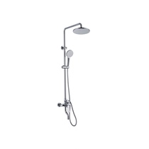 Four-dimensional l shower SF10282CP single wall hanging wall shower column (with water out)