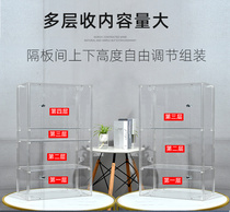 Acrylic display cabinet Lego model toy boutique transparent with light with lock display rack storage dust cover customization