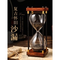 Retro time glass hourglass timer ornaments creative children half an hour 30 minutes 60 sand bottle decorations