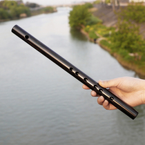 Chu Yin no membrane hole solid wood Piccolo old mahogany flute adult beginner ancient style portable female mini custom dream