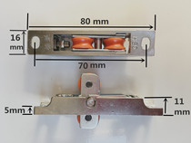 h80 beam broken bridge aluminum double wheel plastic steel window sliding window sliding window pulley hardware accessories mixed batch