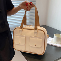 Kimura South Korean edition handbag bag womens summer 2021 new fashion underarm bag French niche design cross-body bag
