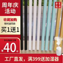 Solid wood partition screen vertical strip living room entrance entrance entrance light luxury simple log wood strip decoration European style column