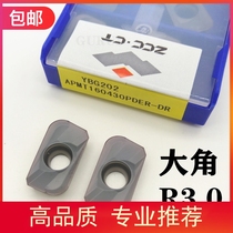 Zhuzhou DIAMOND CNC milling blade APMT160430PDER-DR YBG202 R angle 3 0 Spot