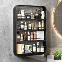 Toilet rack above the toilet wall-mounted wash table cosmetics multi-layer storage shelf bathroom non-perforated