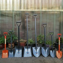Litian steel shovel home garden tools all-steel thick excavation conjoined shovel steel shovel gardening flower shovel