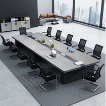 Meeting Room Thickening Conference Table And Chairs Portfolio Brief Modern Large Talks Table Long Table 10-20 Peoples Desk