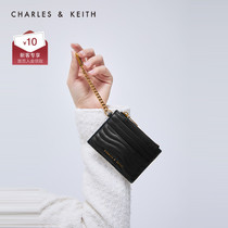 (Bakery Exclusive) CHARLES&KEITH CARD BAG CK6-50840458 quilted multi-position wallet