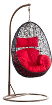 Handmade rattan hanging chair indoor balcony outdoor rattan basket dormitory Leisure swing chair hanging basket chair