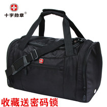 Swiss Army knife travel bag mens large capacity portable fitness bag travel bag shoulder luggage bag short trip travel
