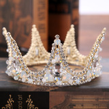 Guangzhou girls cheongsam headdress girls beaded headdress children's headdress crown children's crown headdress crystal crown