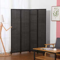 Chinese solid wood screen Bedroom occlusion partition Household living room Economical folding wall Mobile decoration Simple and modern