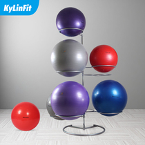 Yoga ball rack stainless steel shelf detachable to accommodate 9 balls Fitness club shelf
