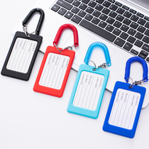 Luggage tags suitcases straps travel tags boarding passes suitcases packing cartoon tags hang tags consignment tags