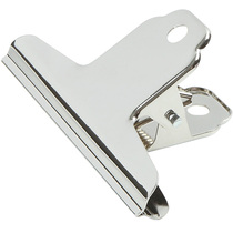 Office supplies folder stainless iron clip ticket clip large mountain clip drawing board Art clip iron clip