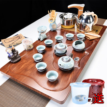 Kung Fu tea making tea set Office meeting Simple tea ceremony tea tray set Automatic integrated tea table Household