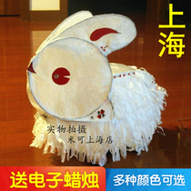Mid-Autumn Festival traditional rabbit lamp DIY handmade material package ancient style Hanfu portable lantern Spring Festival Lantern Festival childrens lantern