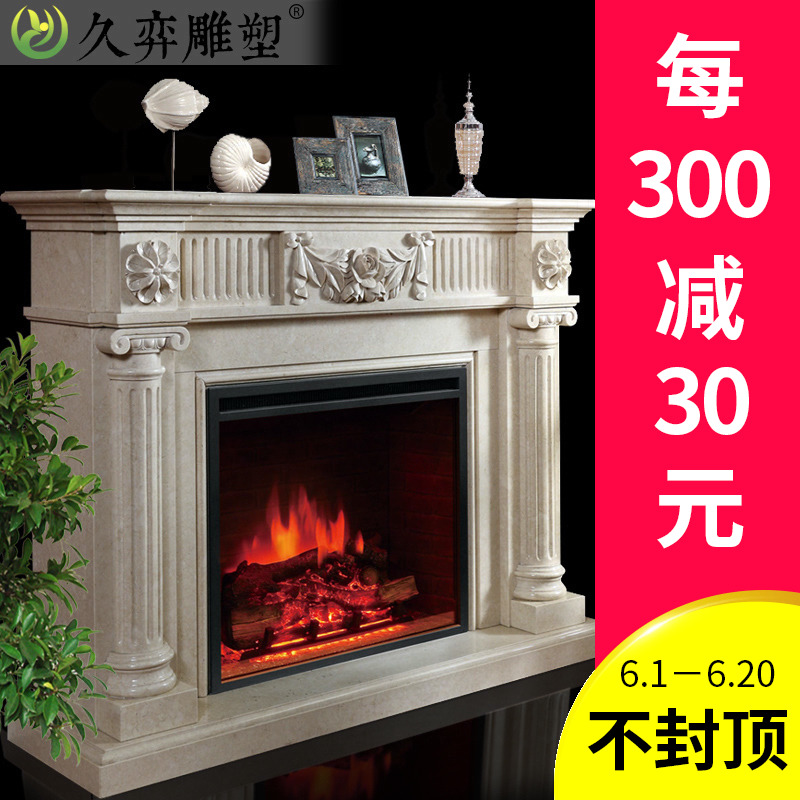 615 38 Marble Fireplace Rack European American Decorative Cabinet