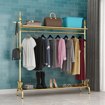 Hanging clothes rack floor bedroom introspective space creative coat rack Nordic modern simple single pole hanging clothes rack