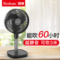 Empire Mini desktop small electric fan Silent office Student desktop dormitory bed Portable handheld USB charging station fan Floor fan Energy-saving summer home multi-function big wind