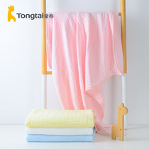 Child Tai newborn baby son pure cotton cloth bath towels soft absorbent male and female baby bath towels Four Seasons