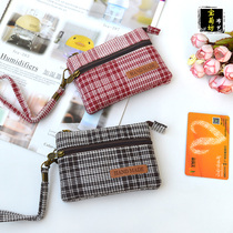Zero Wallet Woman Small Wallet Mini Cute Korea Key Containing Money Cloth Art Canvas Bag student Loaded Coin Bag