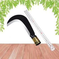 Manganese steel agricultural full steel chopped grass sickle cutting grass knife field chopping wood knife outdoor open mountain weeding uphill tool