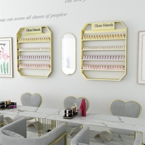  Nail art shelf display rack Nail oil glue shelf Nail polish storage rack Net red wall-mounted cosmetics shelf on the wall