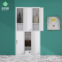 Locker staff dormitory factory shoe cabinet cupboard bathroom storage cabinet office tin cabinet with lock locker