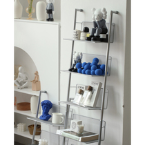 ins Nordic simple vertical magazine rack book and newspaper rack Korean home decoration chic style photo photography props