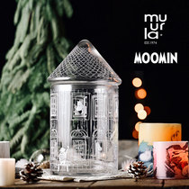 Finnish muurla Münming house moomin glass storage tank Nordic wind decoration candlesticks Creative snacks bucket collection