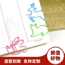 A variety of creative animal paper clip Christmas tree bookmark gourd pin cute hipster spot wholesale