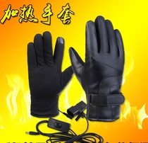 Motorcycle electric heating gloves electric heating warm rechargeable lithium battery usb electric car men and women winter