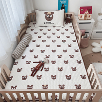 Customized cartoon splicing bed extra latex mat baby cradle bed kindergarten splicing bed summer mattress thin pad