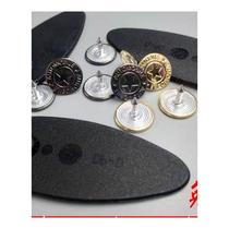 Car foot pad fixed large surround universal double-layer buckle fitting metal snap buckle rotating thickened plastic fixing buckle