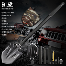 Handao Chinese engineering shovel Outdoor vehicle multi-function folding shovel Military shovel Manganese steel military shovel Military version of the original product