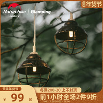 Naturehike Miserless Retro Ambient Lights Outdoor Tent String Lights Camping Lights Camping Battery Light