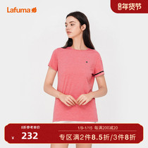 France LAFUMA Leify leaf outdoor quick-drying sports running fashion yoga short sleeve t-shirt women tide LFTS0BS34