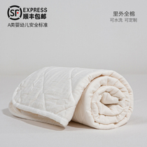 Class A infant cotton double-layer gauze washable cotton mattress by the bed bed breathable thin protective pad