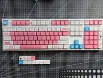 EVA-08 eight machine theme key Cap Girl Fierce man pink xda height pbt material Small set 120 keys